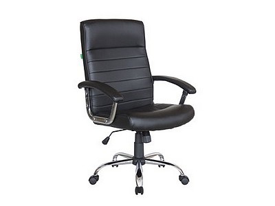 Чёрное кресло руководителя Riva Chair 9154