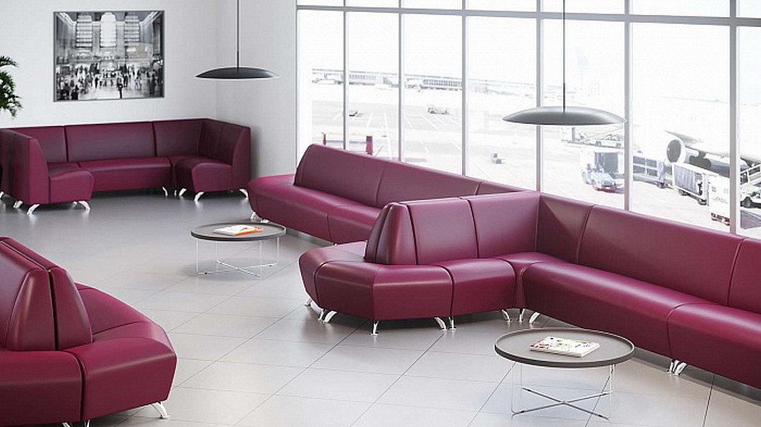 Офисный диван Интер хром - вид 12